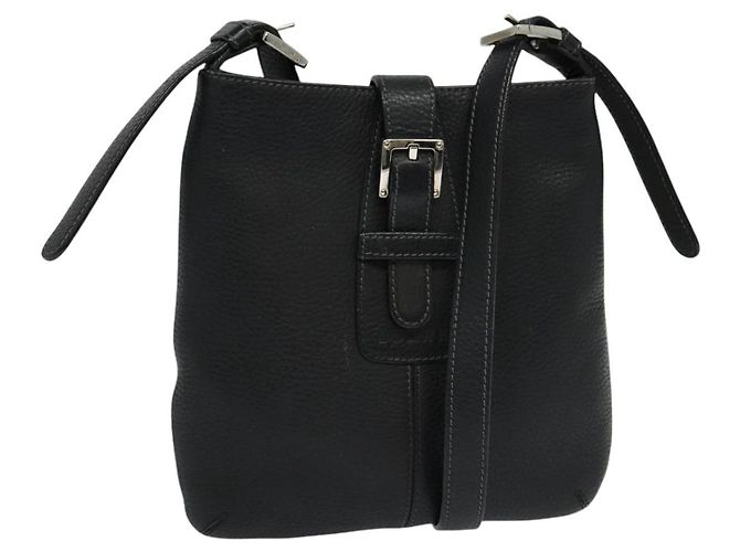 Borsa a Spalla LOEWE in Pelle Nera Auth 114108 Nero