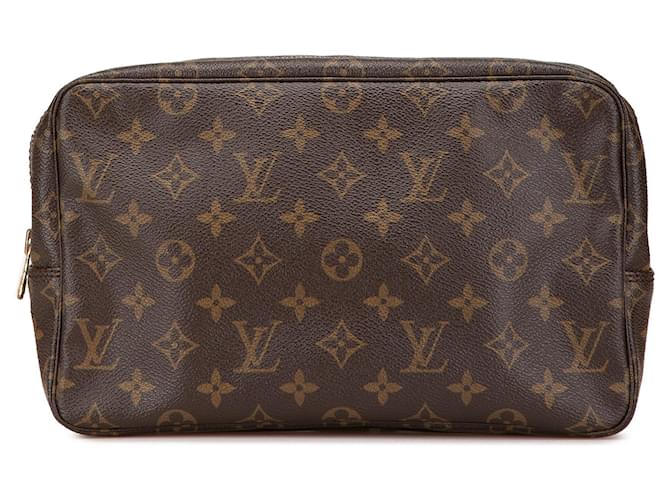 Bolsas de mão LOUIS VUITTON T. Tecido Marrom Lona  ref.2075887