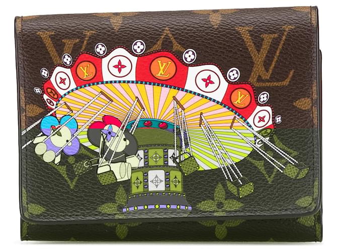 Vivienne LOUIS VUITTON Purses, wallets & cases T.  Cloth Brown  ref.2076294