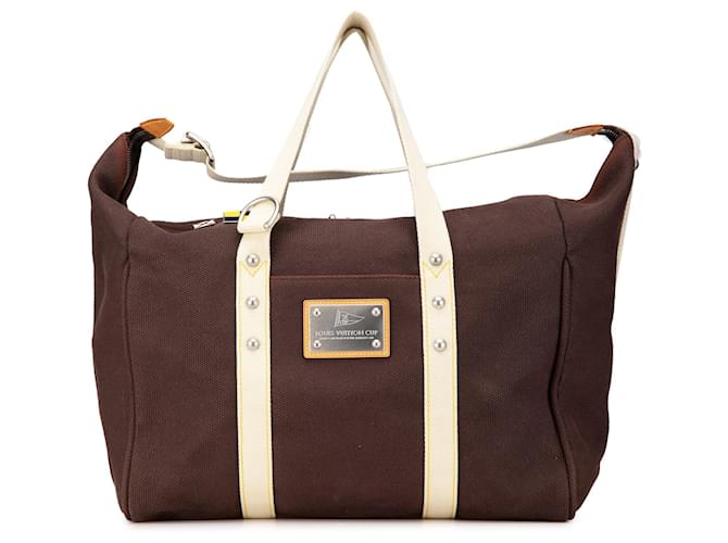 Antigua LOUIS VUITTON Bags T.  Cloth Brown  ref.2076384