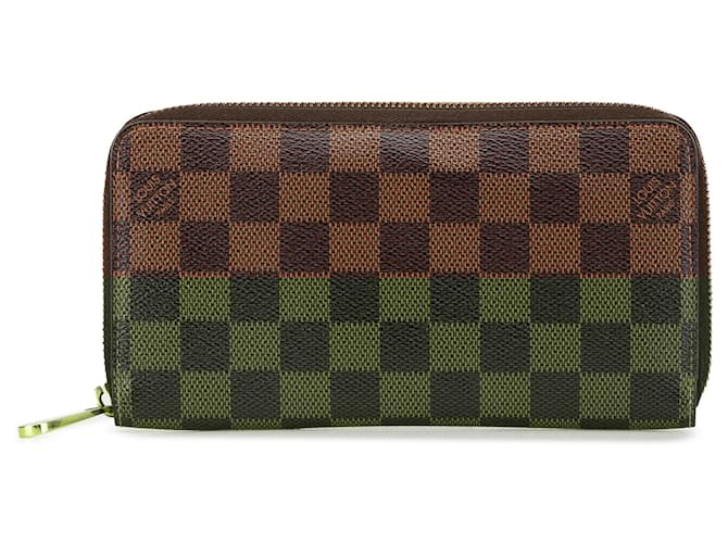 Zippy LOUIS VUITTON Purses, wallets & cases T.  Cloth Brown  ref.2076538