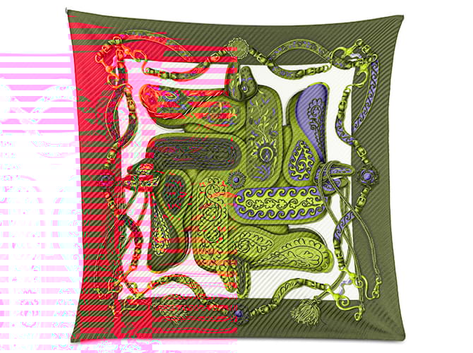 Hermès HERMES Scarves T.  Silk Red  ref.2076613
