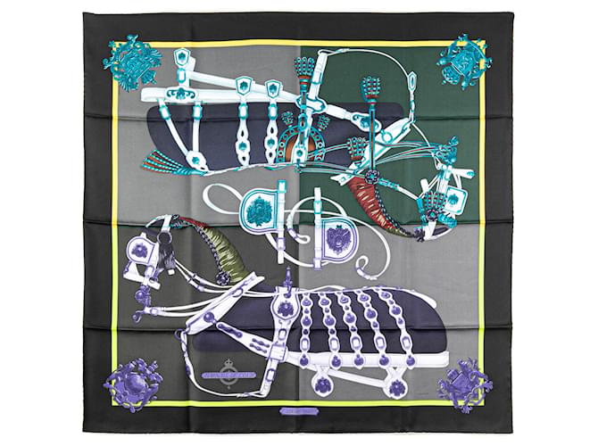 Hermès HERMES Scarves T.  Silk Grey  ref.2076619