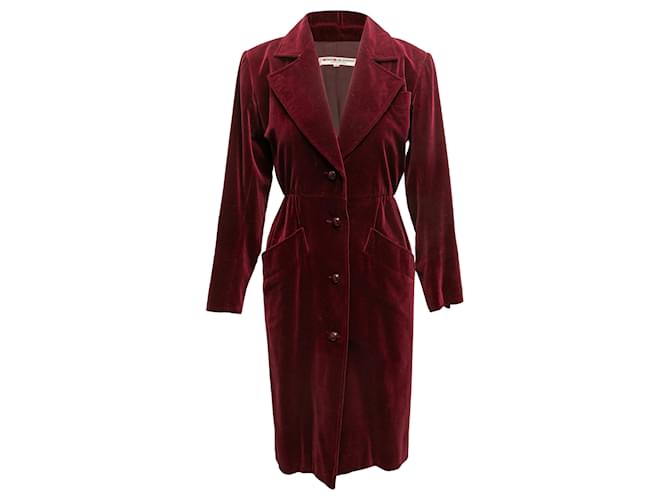 Autre Marque NON SIGNE / UNSIGNED Coats T.FR 36 Velvet Red  ref.2076632