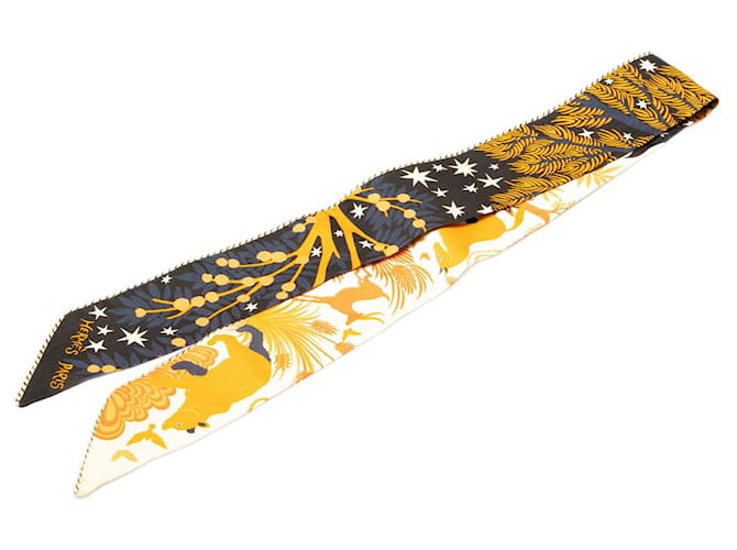 Hermès HERMES Scarves T.  Silk Black  ref.2076718