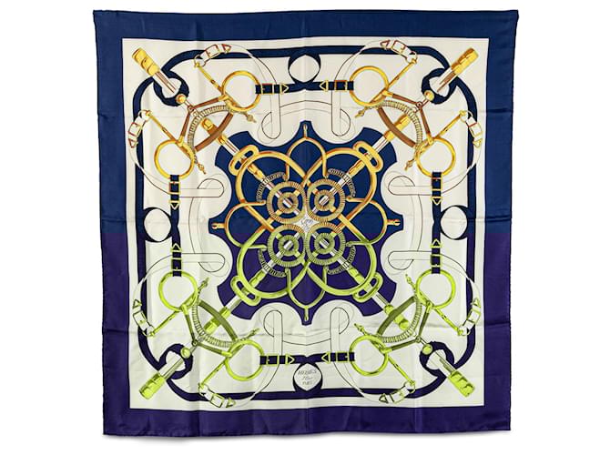 Hermès HERMES Scarves T.  Silk White  ref.2077226