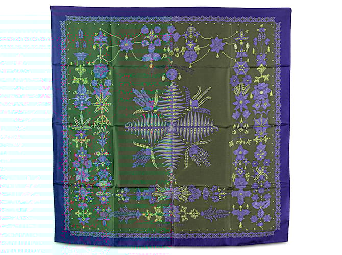 Hermès HERMES Scarves T.  Silk Green  ref.2077227