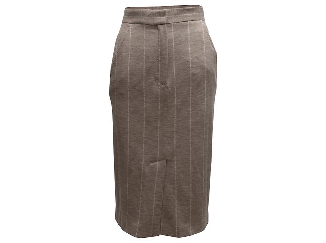 Saias MAX MARA T.IT 38 Lã Bege