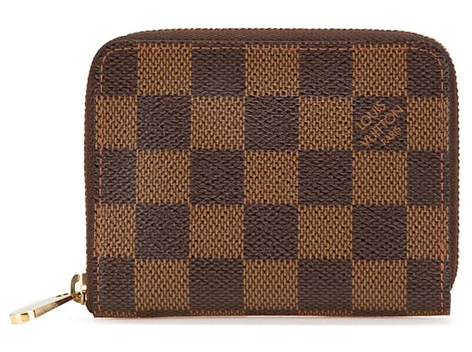 Zippy LOUIS VUITTON Purses, wallets & cases T.  Cloth Brown  ref.2077438