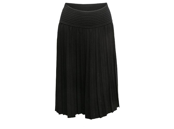 Gonne CHANEL T.FR 44 Sintetico Nero