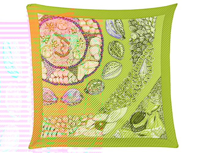 Hermès HERMES Scarves T.  Silk Orange  ref.2078130