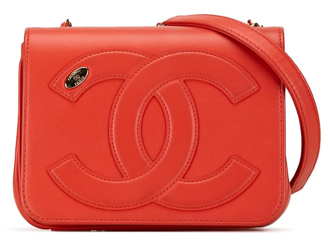 CHANEL Handbags T.  Leather Red  ref.2078806