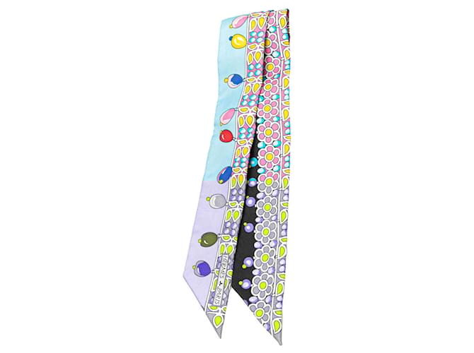 Hermès HERMES Scarves T.  Silk Blue  ref.2078964