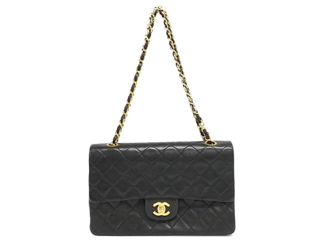 Chanel Timeless Black Leather  ref.2079208