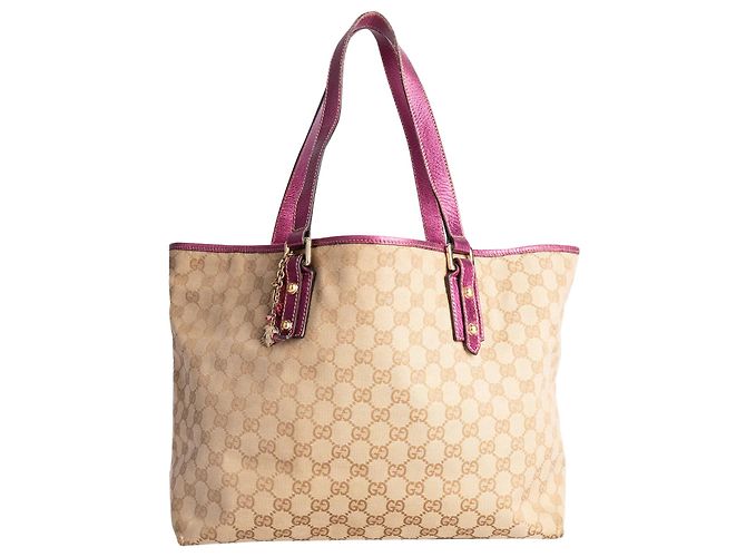 Borse GUCCI T. Tessuto Marrone