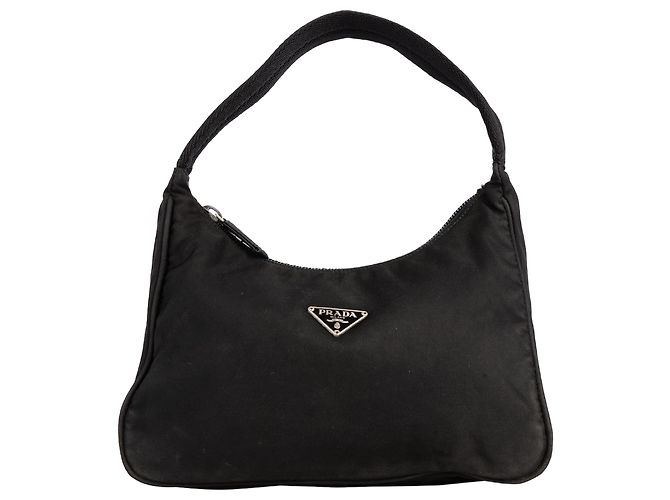 PRADA Handtaschen T. Stoff Schwarz