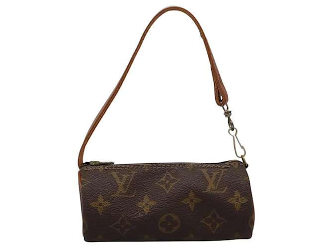 Mini baby papillon Louis Vuitton Marrom Lona  ref.2080094