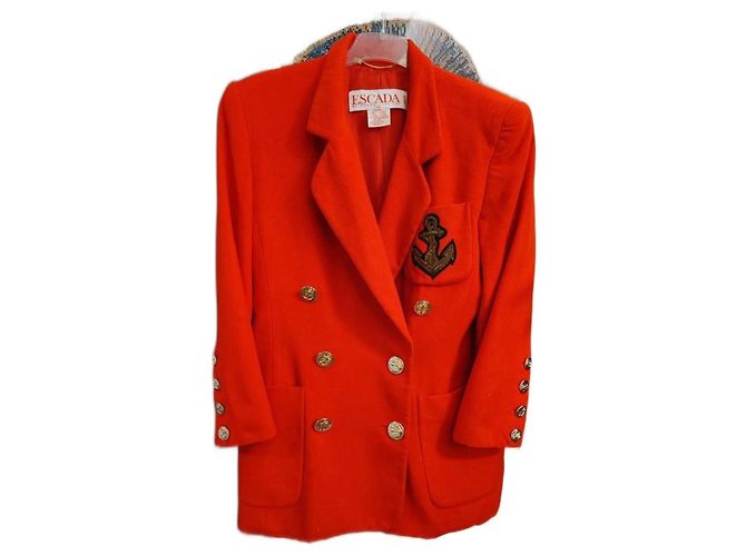 Escada Margareta Ley red blazer