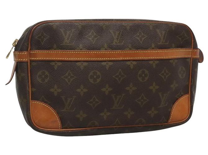 LOUIS VUITTON Clutch Tasche Compiegne 28 M51845 Auth LV BD140 Monogramm