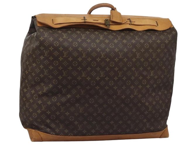 LOUIS VUITTON Borsa Steamer Monogram Borsa Boston M41126 LV Auth 113400 Monogramma