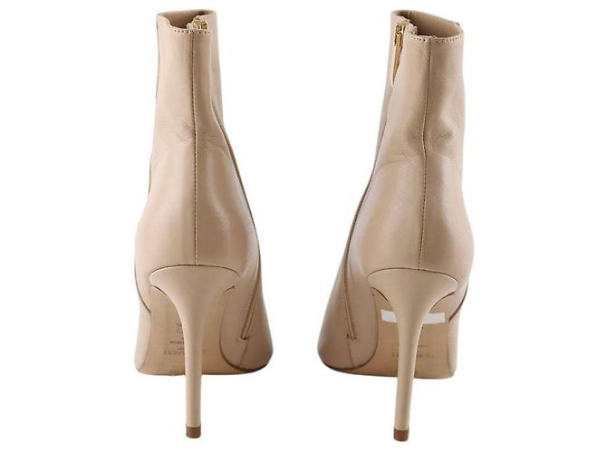 Lk Bennett Botas de couro bege