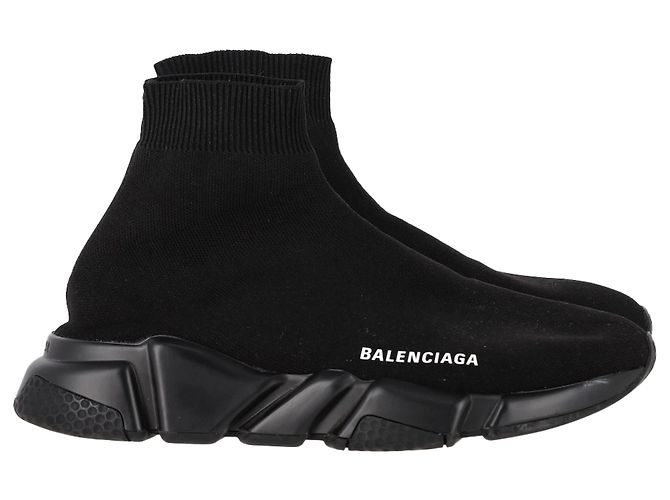 Baskets Balenciaga Speed Trainer en polyester noir