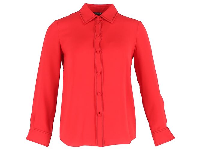Camicia con bottoni Derek Lam in cotone rosso