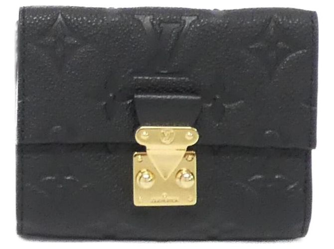 Cartera Metis Compact Monogram Empreinte Louis Vuitton Negro