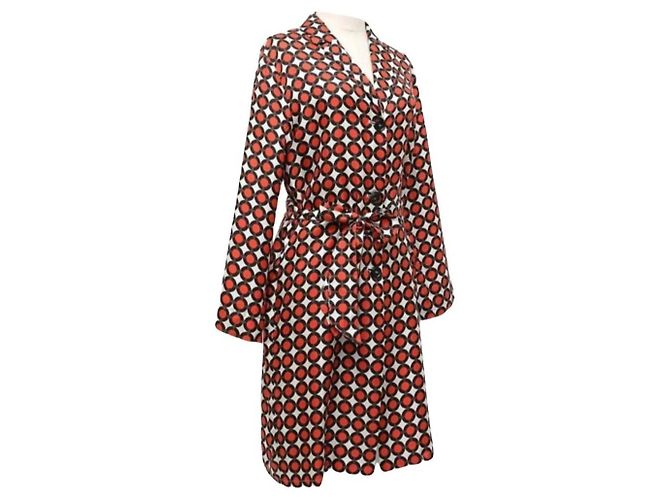Vestido Max Mara de seda con estampado Multicolor