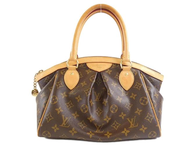 Louis Vuitton Monogram Tivoli PM Handbag Brown Cloth  ref.2081776