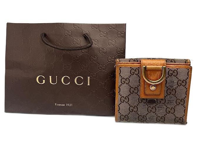 Marmont Vintage Gucci Monogramm Wallet Beige