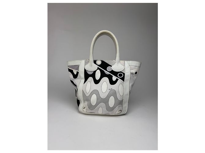 Sac vintage Emilio Pucci blanc