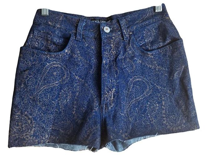 Short in denim blu Dolce & Gabbana