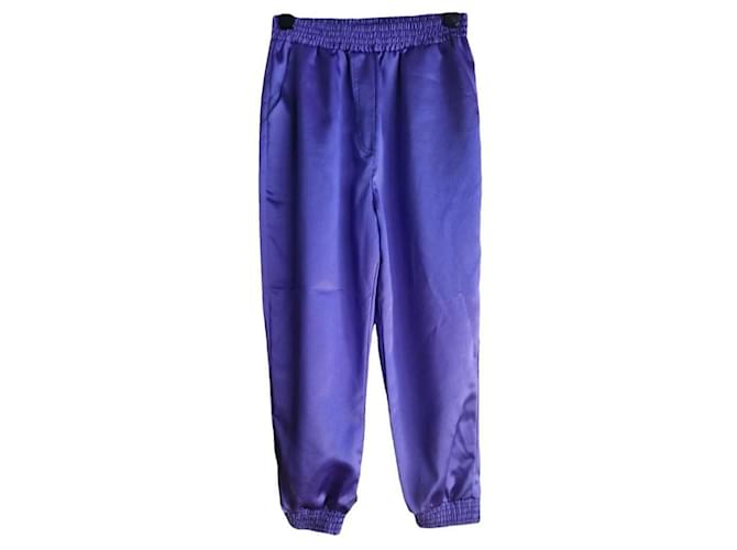 Autre Marque Pants, leggings Purple Synthetic  ref.2082609