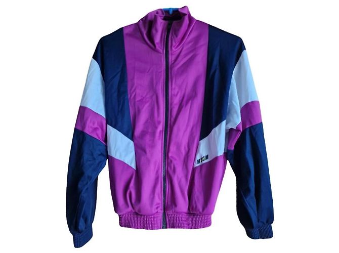 Msgm Jacket Multicolore Synthetic Multiple colors