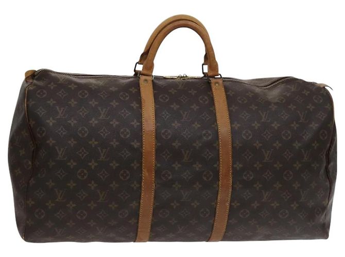 LOUIS VUITTON Monogram Keepall 60 Sac de Boston M41422 LV Auth 113683 Monogramme