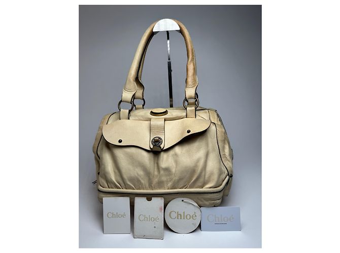 Chloé Sac en cuir vintage Chloe beige