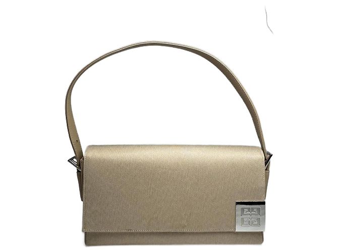 Sac Baguette Vintage Givenchy 4G Beige