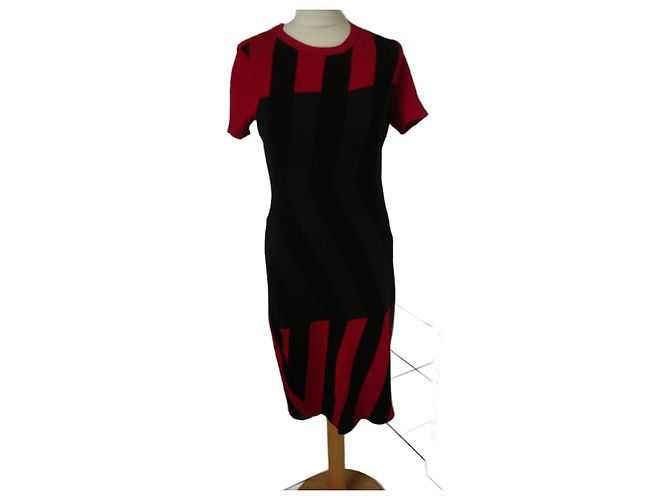 Kenzo Strickkleid aus Viskose Mehrfarbig Mehrfarben