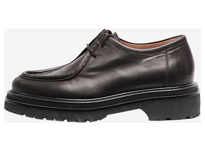 Autre Marque Brown Derby shoes - size EU 38 (UK 5) Leather  ref.2083125