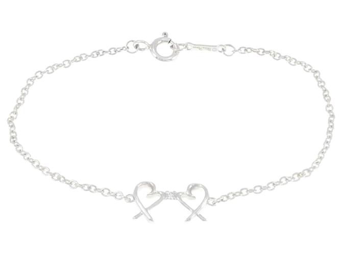 Coração duplo amoroso da Tiffany & Co Prata Prata  ref.2083722