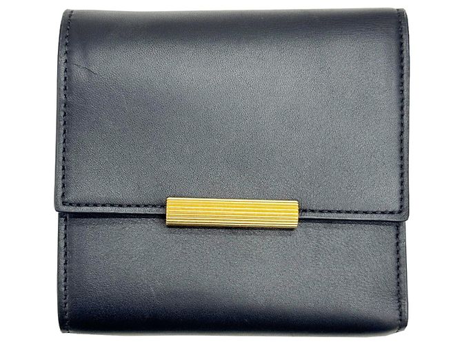 Billetera plegable Bottega Veneta Negro