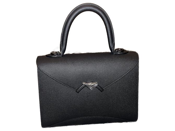 Borsa a mano Moynat Gabrielle in pelle nera Nero