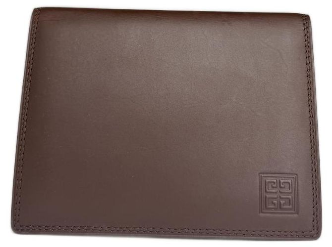 Vintage Givenchy leather Card Holder Brown
