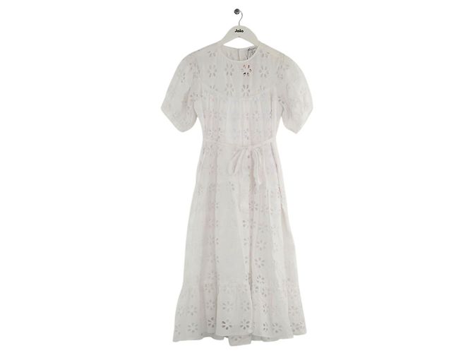 Lk Bennett Vestido de algodón blanco