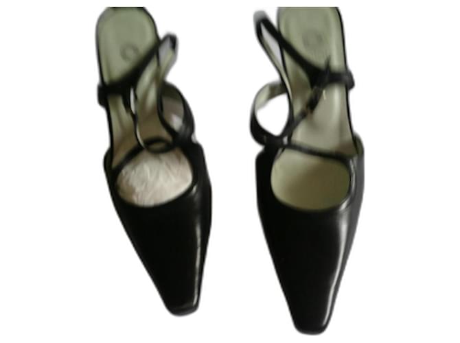 Autre Marque Heels Black Leather  ref.2085119