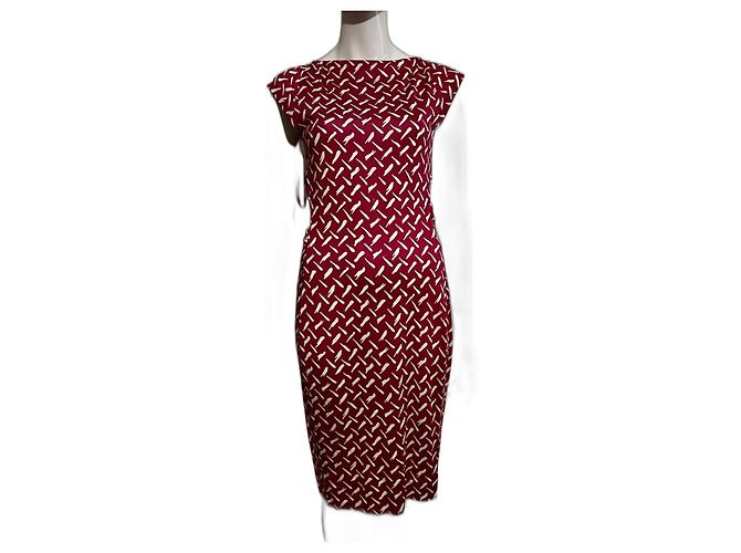 Diane Von Furstenberg Vestido de jersey de seda DvF Gabi Multicolor