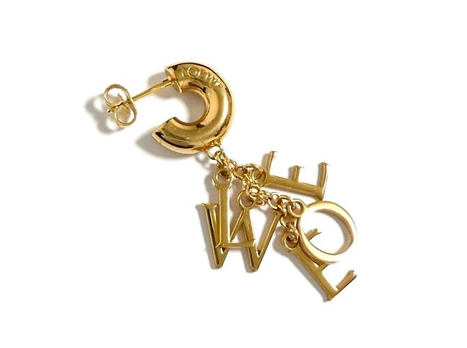 Orecchini a goccia d'oro per donna Loewe