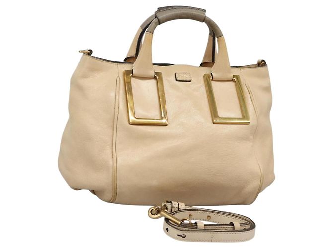 Chloé Ethel Beige Pelle