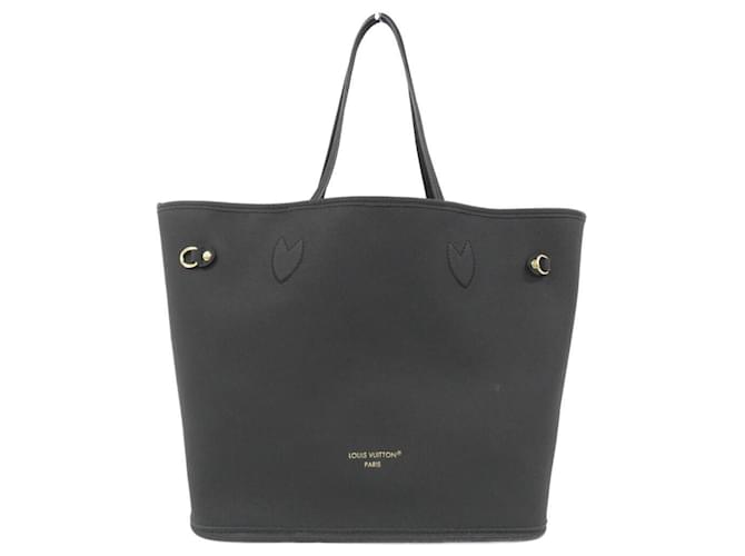 Bolsa Louis Vuitton Monogram Neverfull Inside Out MM Marrom Preto Lona  ref.2086618